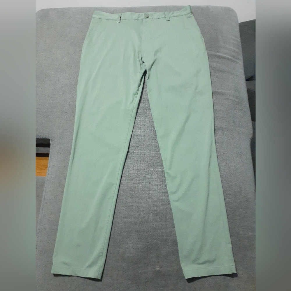 Rhone XXX Men's Performance Sport/Leisure Pants Green 5 Pocket Sz 34 RN#141364